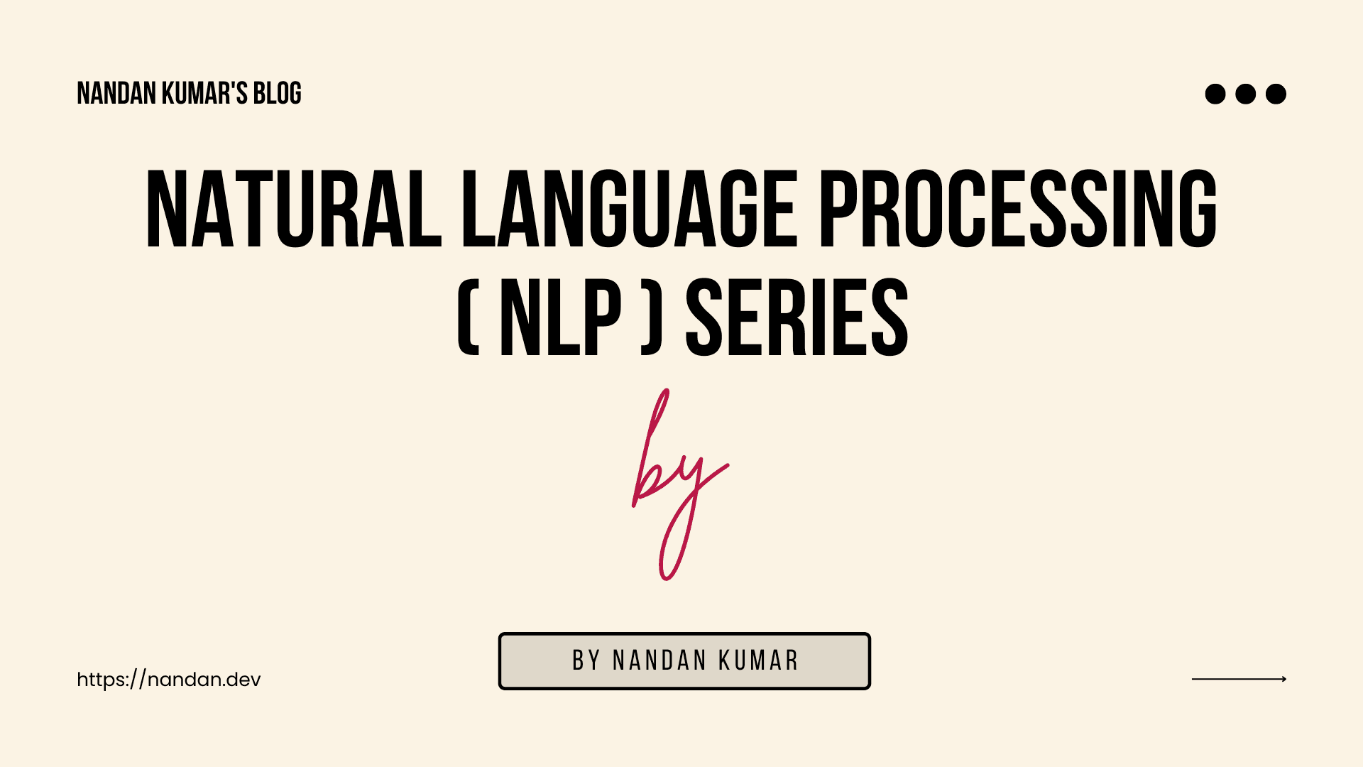 Natural Language Processing
